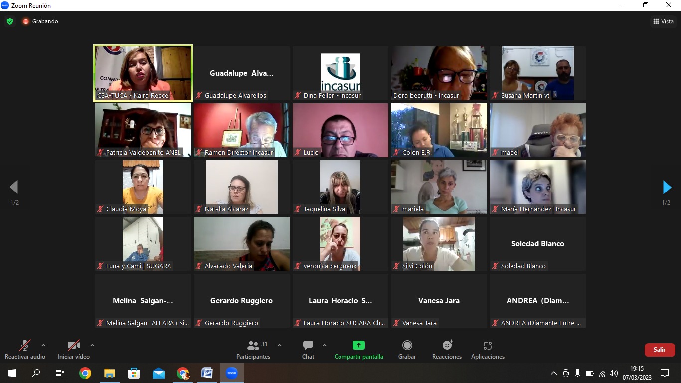 MIRÁ LOS VIDEOS DEL CURSO: "SINDICALISMO Y GÉNERO"